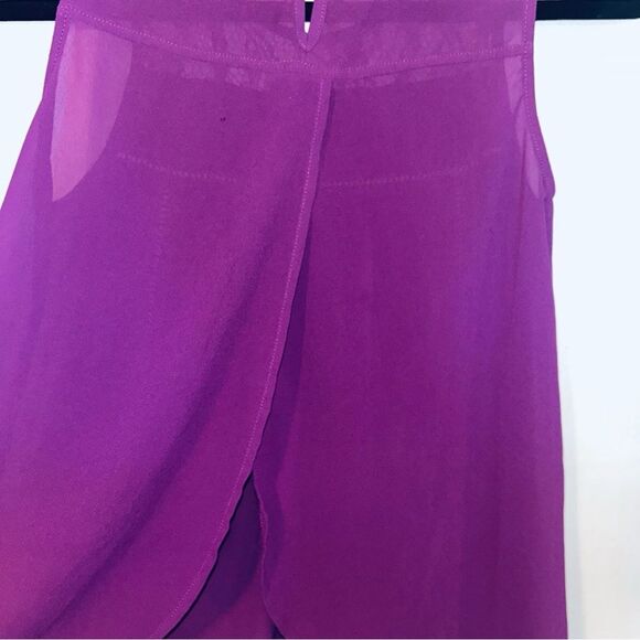 Purple Sleeveless Blouse Size XS - Picture 2 of 3